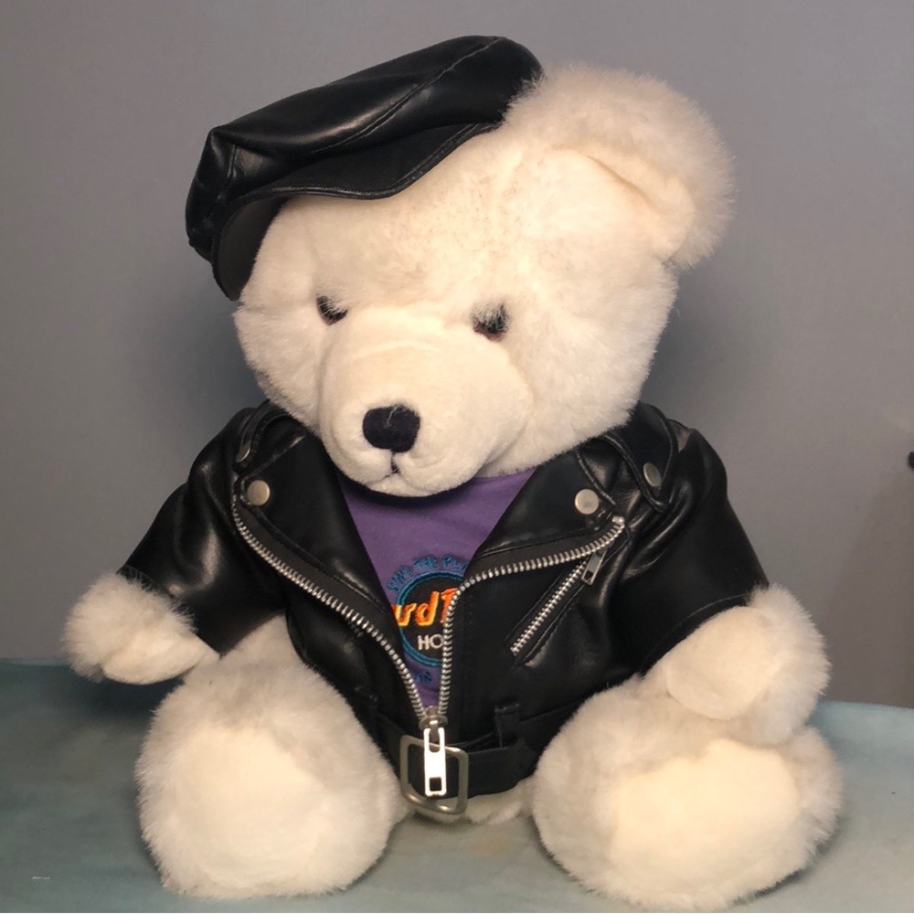 Biker HardRock Hotel Las Vegas Teddy Bear